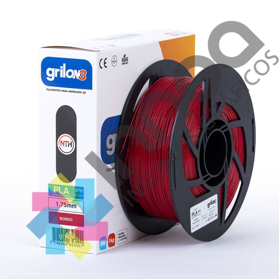 GRILON3 PLA-NT 870 17_BORDO 1.75 MM X 1 KG