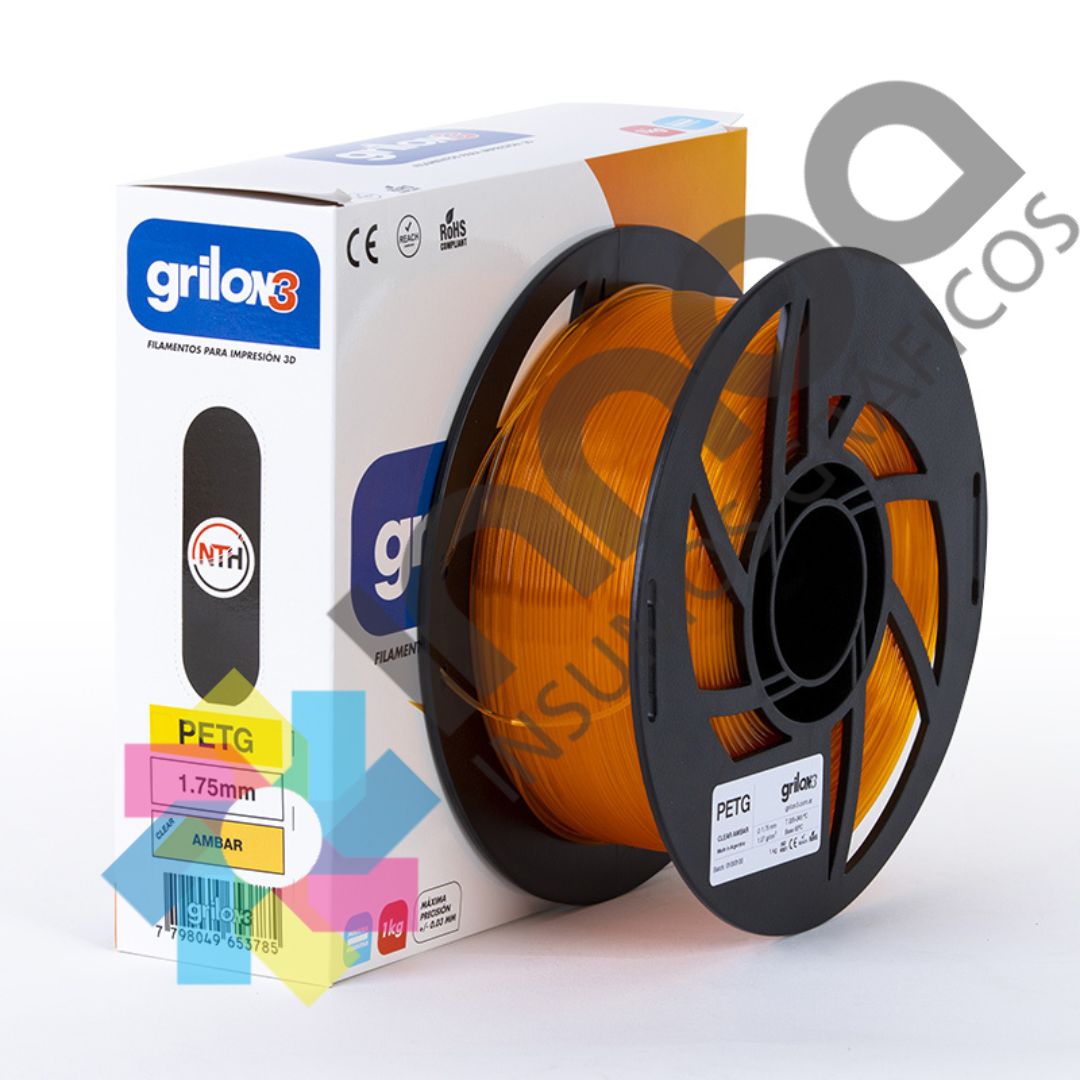 GRILON3 PETG CLEAR AMBAR 1.75 MM X 1 KG