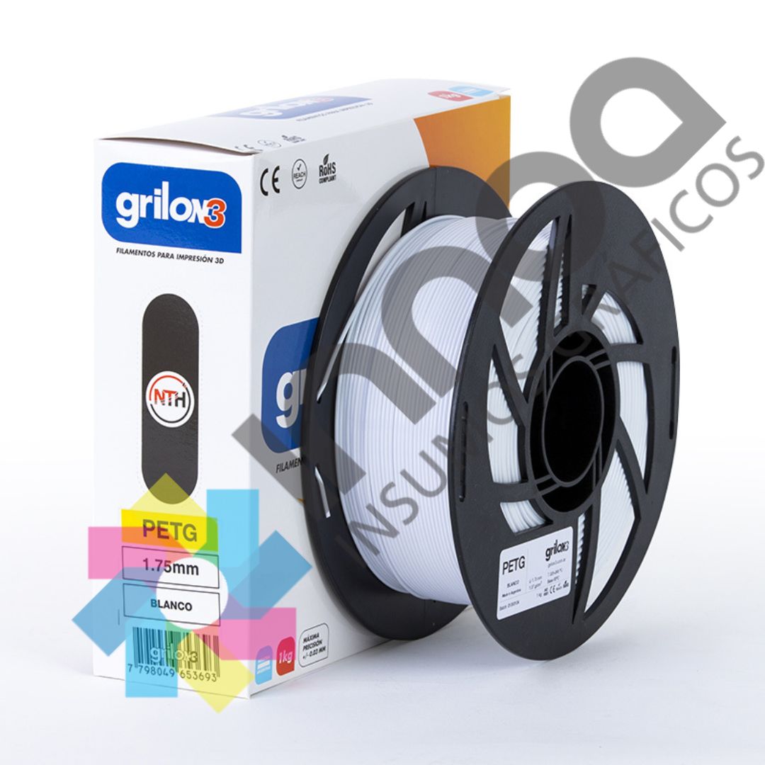 GRILON3 PETG 01_BLANCO 1.75 MM X 1 KG