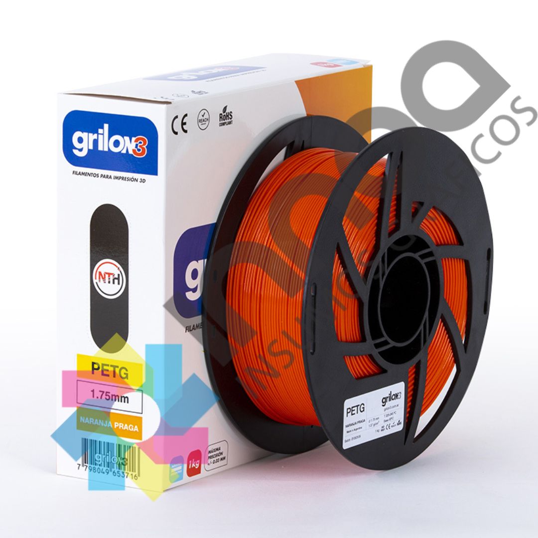 GRILON3 PETG 09_NARANJA PRAGA 1.75 MM X 1 KG