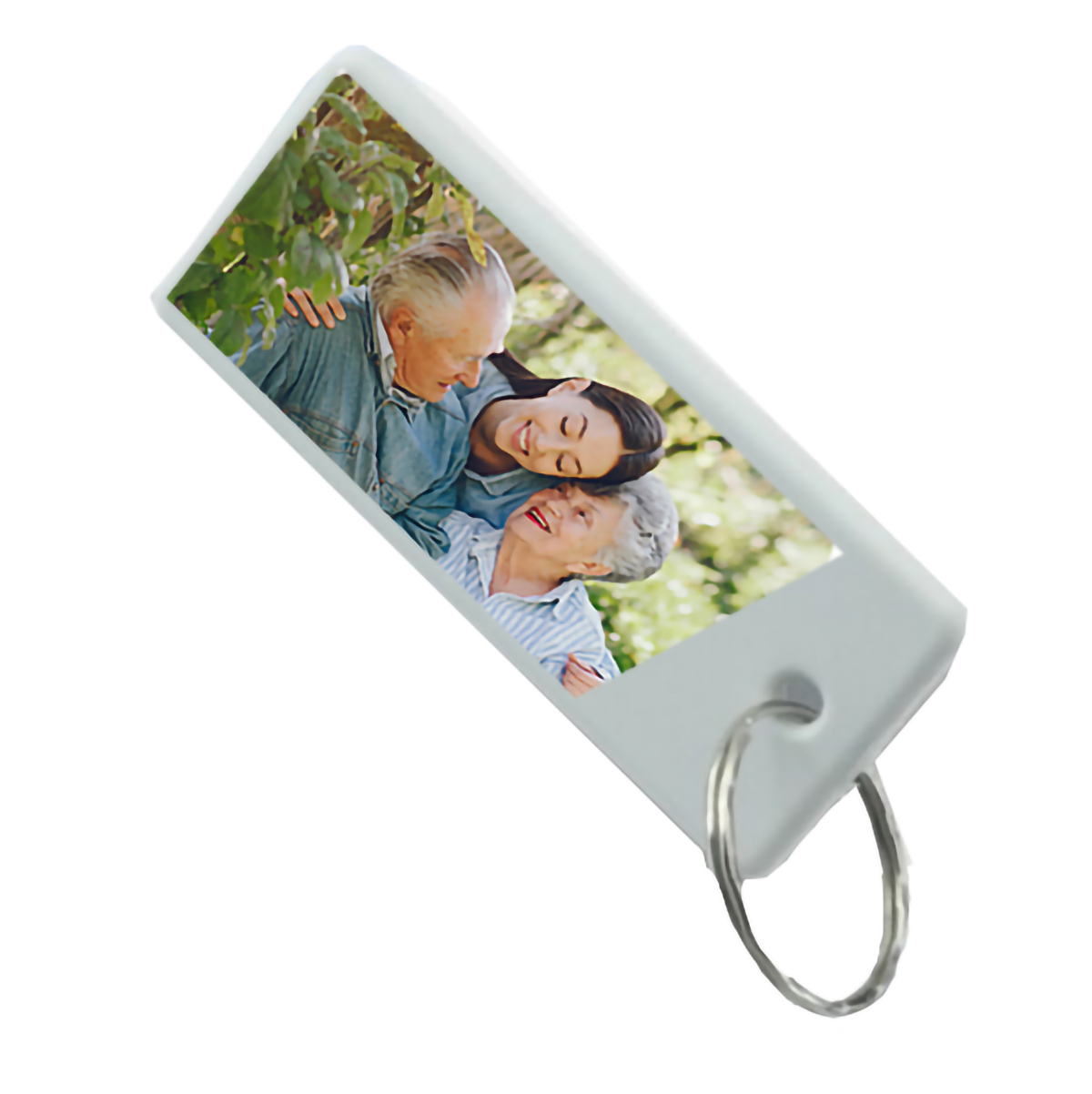 Llavero Polimero Rectangulo 31x44 mm x10 unidades - Imagen 2