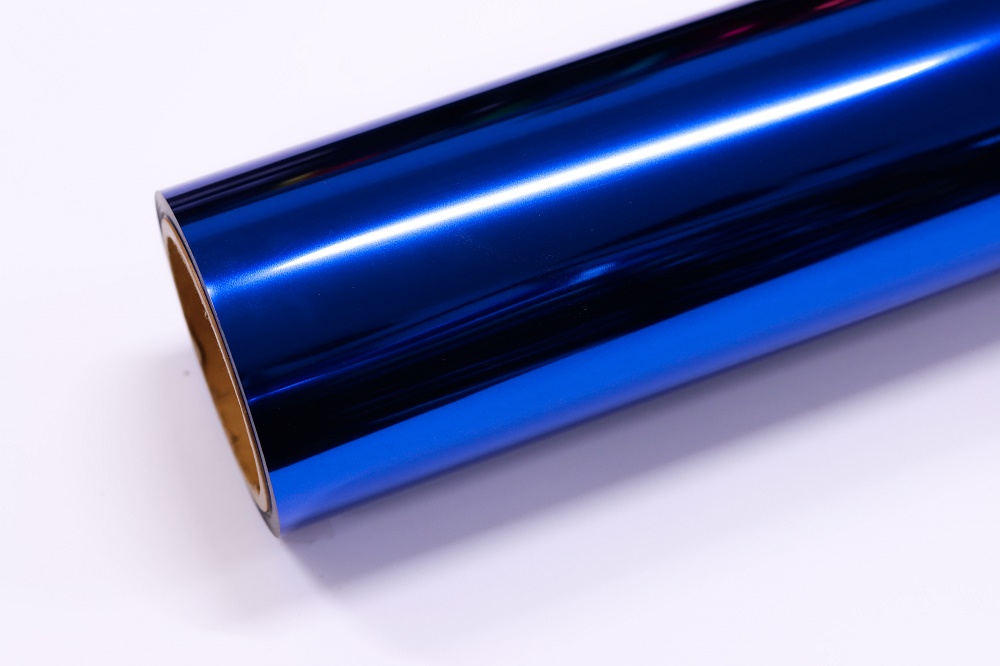 VINILO TERMOTRANSFERIBLE CROMO AZUL