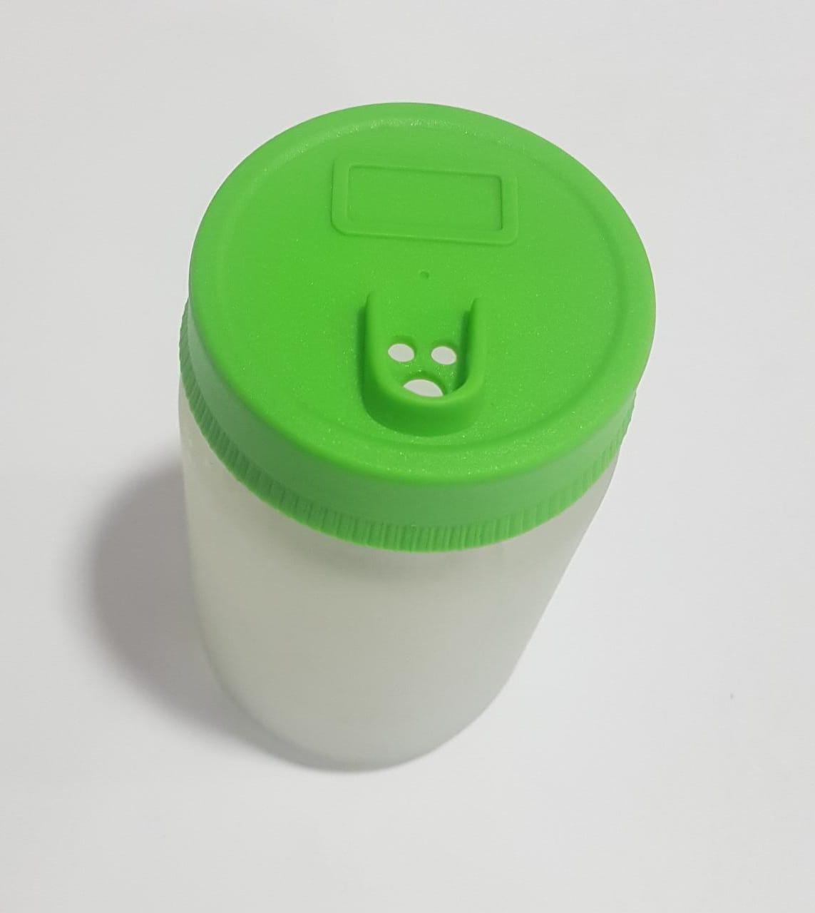 FRASCO DE VIDRIO ESMERILADO CON ESPECIERO COLOR VERDE SUBLIMABLE 360 ML - Imagen 3