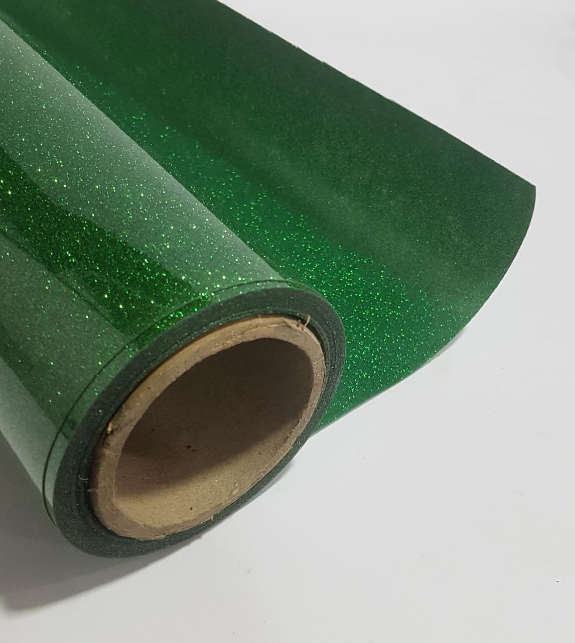 VINILO TERMOTRANSFERIBLE GLITTER VERDE - Imagen 2