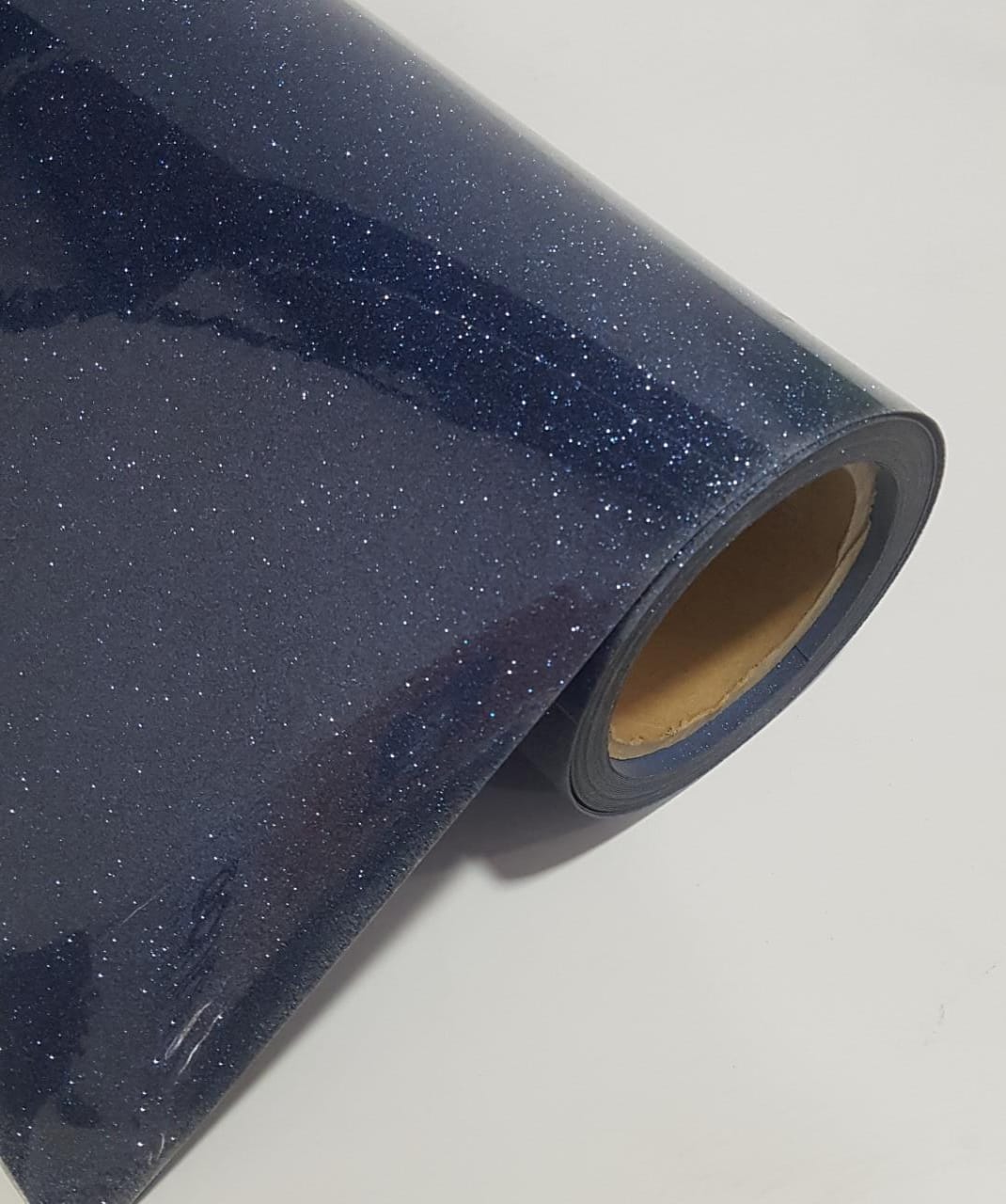VINILO TERMOTRANSFERIBLE GLITTER AZUL MARINO