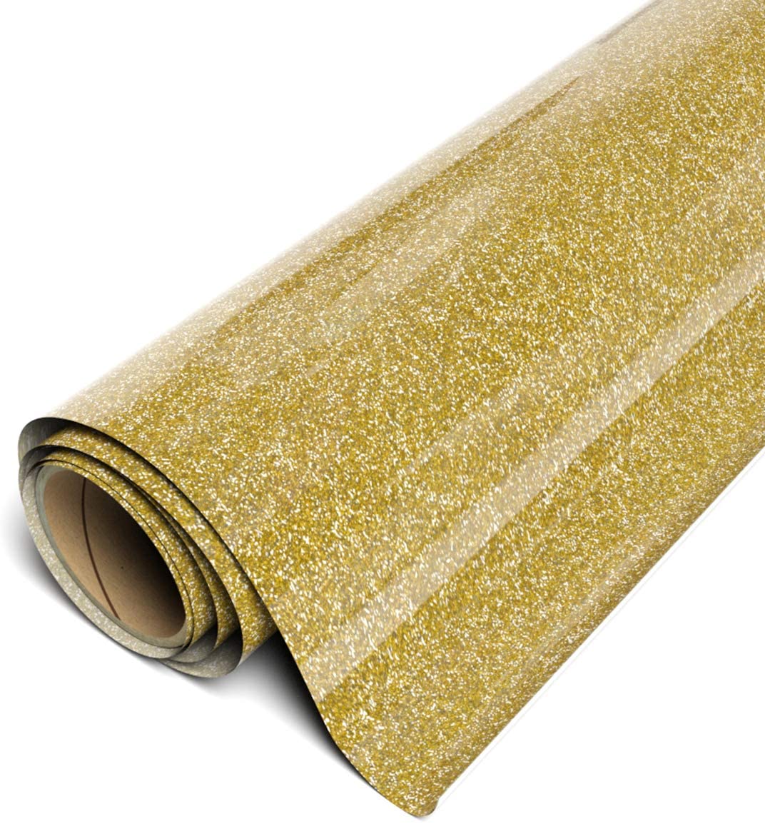 VINILO TERMOTRANSFERIBLE GLITTER ORO