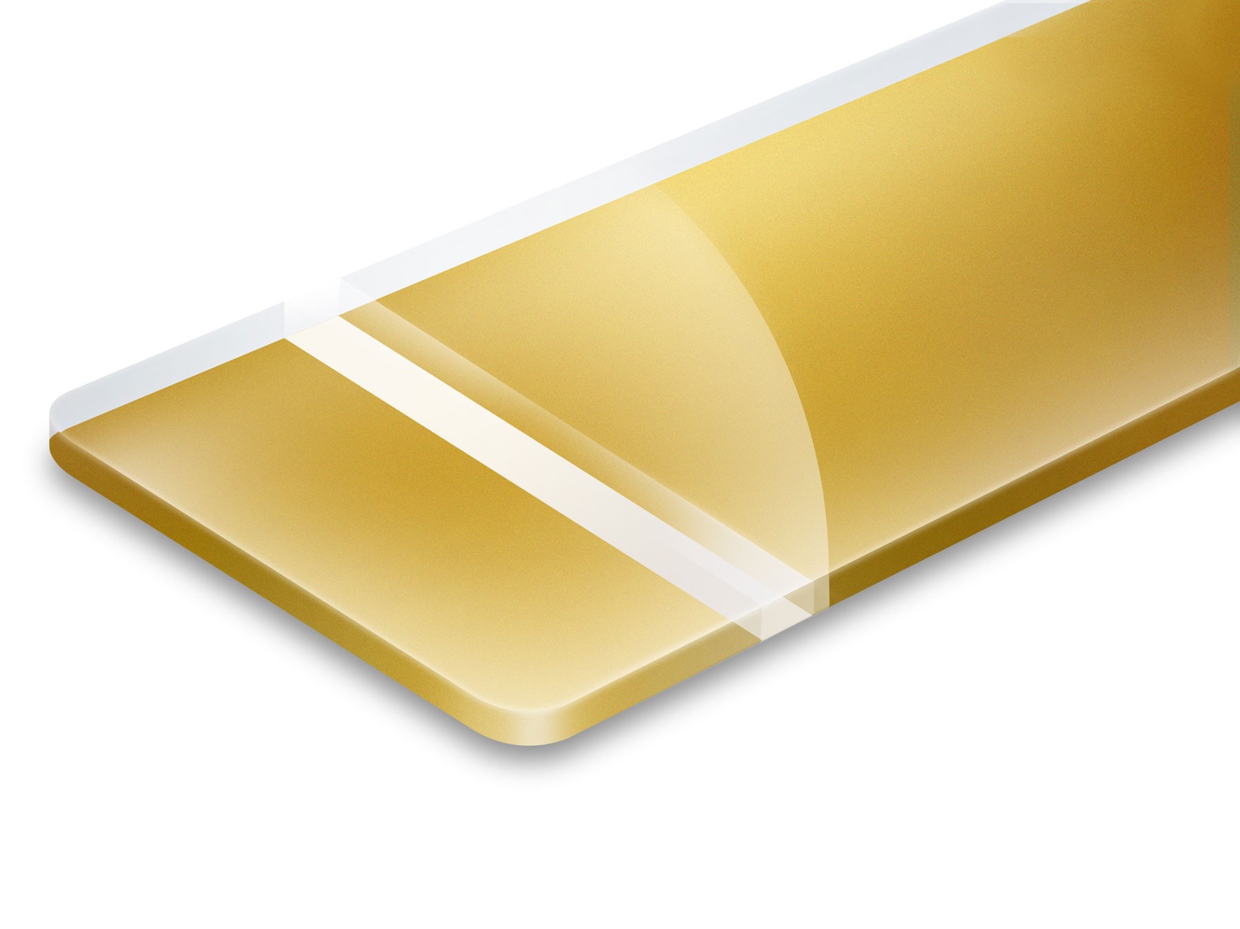 BICAPA ORO MATE/BLANCO 1.6 MM 1.20 X 0.60 METROS