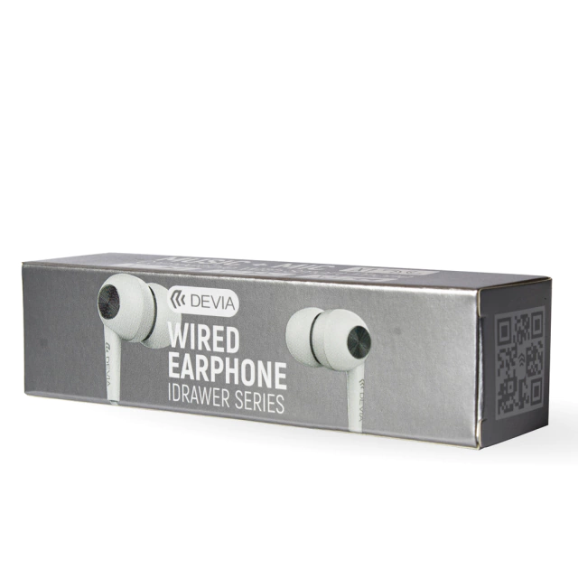 AURICULARES IDRAWER SERIES WIRED EARPHONE BLANCO
