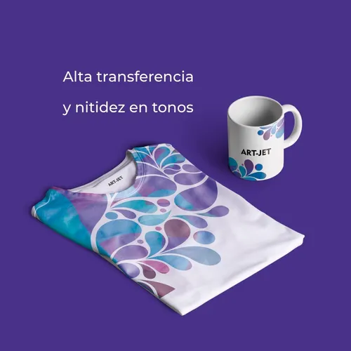 PAPEL PARA SUBLIMACION TRICAPA A4 X 100 HOJAS 100 GRAMOS ART-JET - Imagen 4