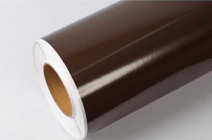 Vinilo McCAL Serie 6080 Marron Brillante 1822 - Ancho 61 cm