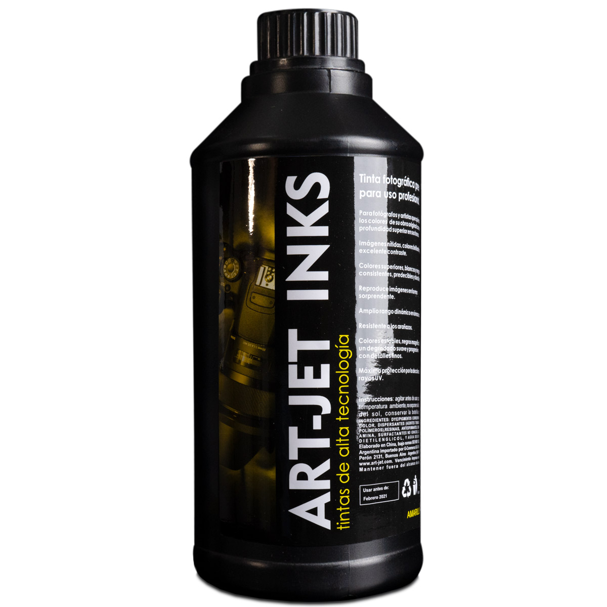 TINTA FOTOGRAFICA LINEA PROFESIONAL DYE AMARILLO X 1 LITRO ART-JET