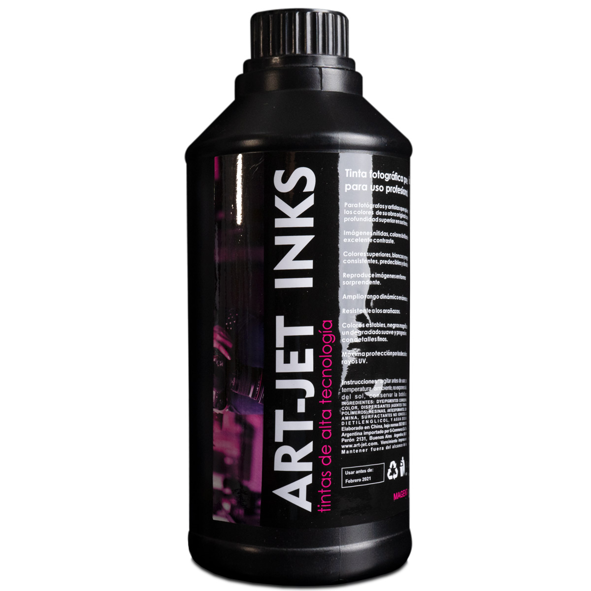 TINTA FOTOGRAFICA LINEA PROFESIONAL DYE MAGENTA X 1 LITRO ART-JET