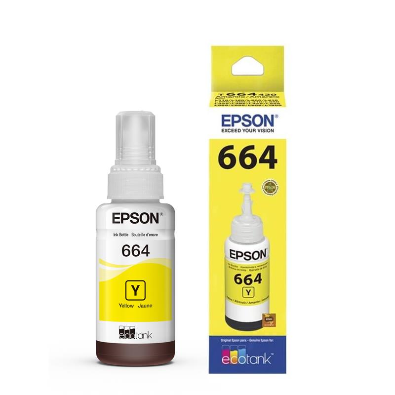 TINTA ORIGINAL EPSON 664 70 ML AMARILLO