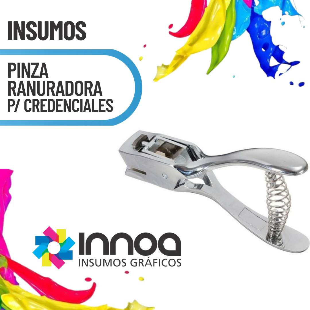 PINZA RANURADORA PARA CREDENCIALES