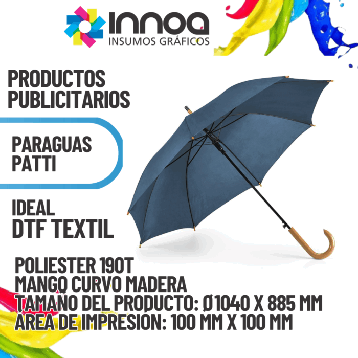 PARAGUAS PATTI AZUL APTO DTF