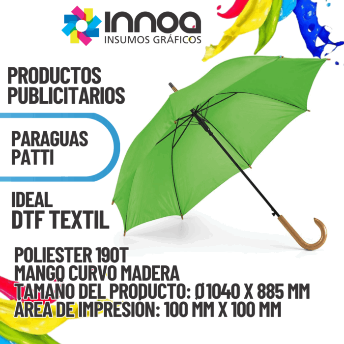 PARAGUAS PATTI VERDE APTO DTF