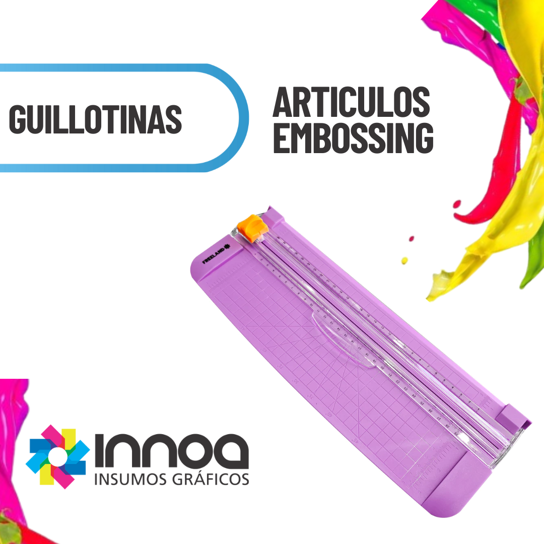 GUILLOTINA FREECUT GO CUCHILLA DESLIZABLE VIOLETA